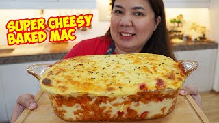 Cheesy Baked Mac and Cheese Recipe [upl. by Abbotsen]