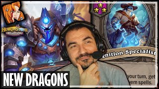 END OF TURN DRAGONS IS LEGIT  Hearthstone Battlegrounds [upl. by Kirit]