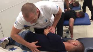 T12L1 lumbar manipulation  osteopathic manipulation training [upl. by Donetta]