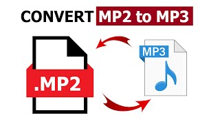 How to Convert MP2 File into MP3 Audio File  Free Online Tool [upl. by Haughay]