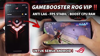 GAME BOOSTER MAX FPS🔥 CARA OVERCLOCK ANDROID NO ROOT  GAME TURBO ROG [upl. by Notfol]