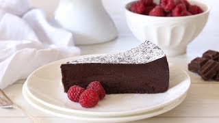 Flourless Chocolate Cake Recipe  Chocolate Torte Recipe [upl. by Wini422]