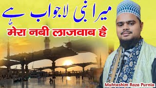 मेरा नबी है लाजबाब  Mera Nabi Hai Lajawab  New Kalam By Mohtashim Raza Purnia [upl. by Dick666]