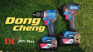 รีวิว ชุด สว่านไร้สายampไขควงกระแทก Combo Dc 20V  Dong Cheng  เร็ว แรง โคตรคุ้ม [upl. by Wallache217]