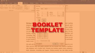 Microsoft Word 2016 Essential Training  Booklet Template [upl. by Aihsaei]