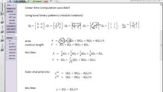 54 Minkowski Functionals  Image Analysis Class 2013 [upl. by Weinrich788]