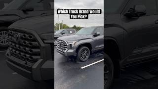 Which Truck Would You Pick And Why toyota chevy ford ram gmc [upl. by Consuela]