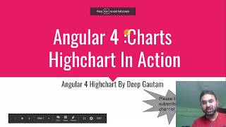 How to use highcharts in Angular 4 [upl. by Saffren]