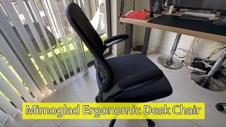 Review Mimoglad Ergonomic Desk Chair [upl. by Nauqyt791]