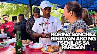 KORINA SANCHEZ BINIGYAN AKO NG TSENILAS AT KUMAIN SA PARESAN KO NASARAPAN KAYA [upl. by Aicelf]