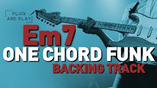 Em7 One Chord Funk Backing Track [upl. by Kere]