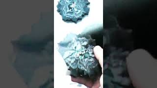 Easy DIY How to make fantastic black and white flower coasters diy resin resinart [upl. by Sheelah]