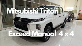 New Triton Exceed Manual 4x4 2024 [upl. by Netsuj]