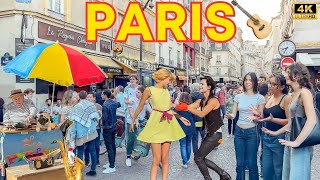 Paris France 🇫🇷 Fête de la musique 2024 Paris Walk 4K [upl. by Eissalc]