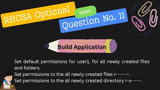 RHCSA demo optional questions 11 [upl. by Trefor]