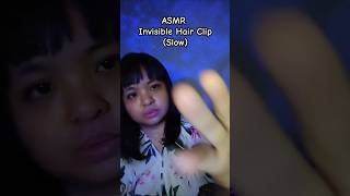 Slowly hairclip asmr asmrinvisiblehairclip asmrhairclip asmrhair asmrpersonalattention [upl. by Rogerio]