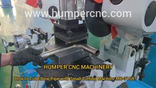 Cut Elbow Pipe in 5 Seconds with Small Cutting Machine MC315B [upl. by Aerdma527]