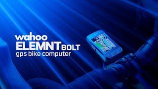 Wahoo ELEMNT BOLT GPS Bike Computer [upl. by Ttenaej]