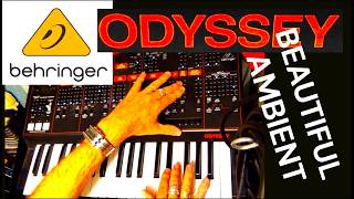 Behringer Odyssey beautiful ambient jam Nux Time core [upl. by Urbannai]