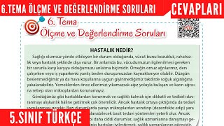 6TEMA ÖLÇME VE DEĞERLENDİRME SORULARI Cevapları 5Sınıf Türkçe Ders Kitabı sayfa188189190 KOZA [upl. by Arquit999]