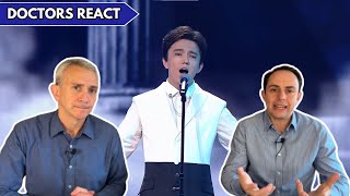 Doctors React  Dimash Qudaibergens Ave Maria THAT FALSETTO IS WORRYING [upl. by Einahpit]