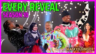 ALL Masked Singer Season 10 Reveals [upl. by Nylitsirk]