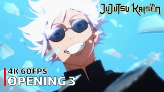 Jujutsu Kaisen  Opening 3 【Ao No Sumika】 4K 60FPS Creditless  CC [upl. by Myer682]