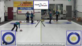 Katherine Sipka vs Makenzie Kennedy  Draw 1  Hack2House Alberta Curling Series U15 1 [upl. by Kast]