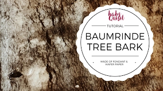 Baumrinde  Tree Bark  Tutorial [upl. by Michon]