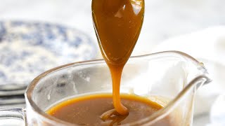 How to Make Easy Caramel Sauce  Small Batch  Makes 1 Cup [upl. by Gnourt]