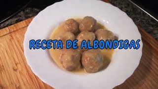 Mi Receta De Albondigas En Salsa RIQUÍSIMAS  Maria Terron [upl. by Nairolf820]