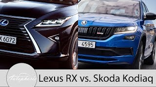 Lexus RX LEDScheinwerfer vs Skoda Kodiaq LEDScheinwerfer Pro und Contra 4K  Autophorie [upl. by Gereld]