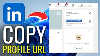 How to Copy LinkedIn Profile URL  Full Guide [upl. by Benedicto]