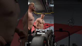 Vor und Nachteile Masse vs definiert sein gym tipps realtalk fitness gymbro [upl. by Einnig]