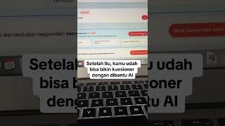 Bikin kuesioner penelitian skripsi pakai AI Poplite Shorts [upl. by Ennyl478]