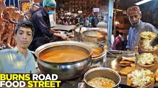 Bruns Road food street in Karachi  Matka fries  Chicken Biryani  fish fry  Taufeeq Ahmed vlogs [upl. by Mharba]