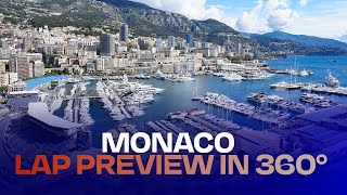 360° lap on the streets of Monaco 🇲🇨  Monaco EPrix [upl. by Hollerman]