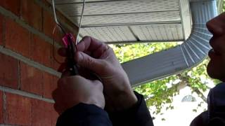 Wiring A LED Recessed Soffit Light [upl. by Schmitz]