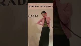 Fashion Advertisement Posters on the Sunset Strip Miranda July for Prada [upl. by Broucek25]