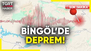 SONDAKİKA  Bingölde Ürküten Deprem AFAD Verilerine Göre Depremin Büyüklüğü 42 TGRT Haber [upl. by Julio]