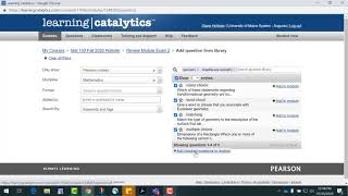Using Filters in the Learning Catalytics Question Library [upl. by Anairt791]