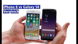 Apple oder Samsung iPhone 8 vs Samsung Galaxy S8 im Vergleich deutsch HD [upl. by Darrel]