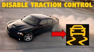 HowTo 3 Fully Turn Off Traction Control 20062010 DODGE CHARGER All Models [upl. by Mariann]