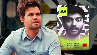 Magnus Carlsen Rates Gukeshs Chess Skills [upl. by Hamehseer]