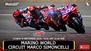 LIVE STREAMING MOTOGP SAN MARINO CIRCUIT MARCO SIMONCELLI 2024 [upl. by Ahsac210]