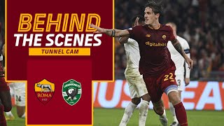 🌪️ ZANIOLO  ROMA  LUDOGORETS  👀 BEHIND THE SCENES  TUNNELCAM 202223 [upl. by Drugi]