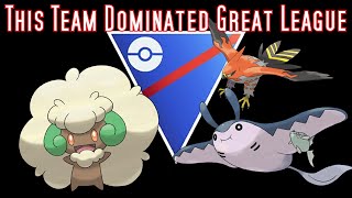 This Team Dominates The Great League Whimsicott Is Amazing [upl. by Atal]