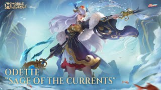 New Skin  Odette quotSage of the Currentsquot  Mobile Legends Bang Bang [upl. by Radke]