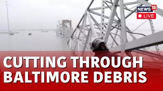 Baltimore Bridge Collapse Probe Live  Baltimore Bridge Collapse Focus Shifts To Removing Debris [upl. by Anitsuga]