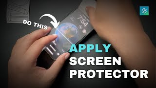 Easily Install a Screen Protector No Bubble Application [upl. by Akialam501]